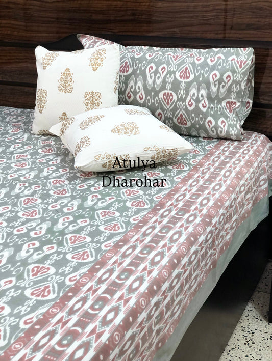 Ikat Super King Bedsheet