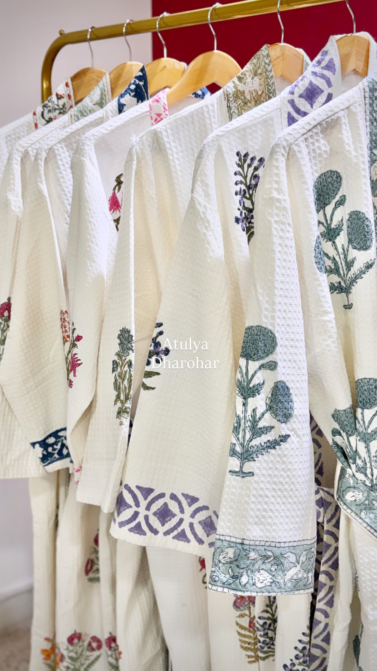 Hand Block Bathrobes