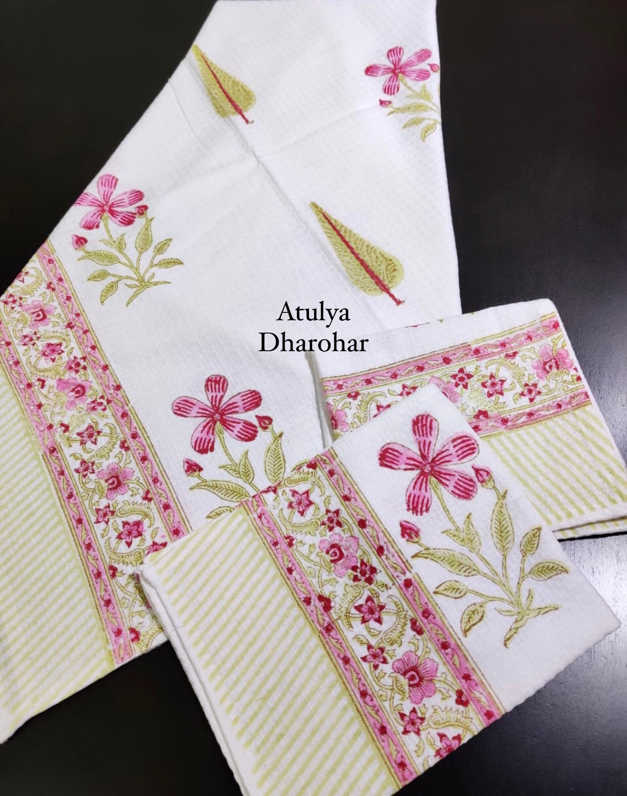 Hand Block Towel Sets