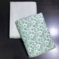 Green Floral Jaal Cambric Cotton Single Dohar Pair