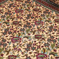 Red Floral Jaal Cotton Single Bedsheet