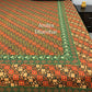 Green Mandala Cotton King Size Bedsheet