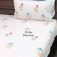 Elephant and Rabbit Hand Block Printed Single Bedsheet