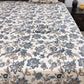 Blue Bird Floral Jaal Cotton King Size Bedsheet
