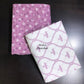 Magenta Pink Mughal Jaal Cambric Cotton Single Dohar Pair