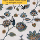 Blue Floral Jaal Cotton Super King Bedsheet