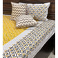 Yellow Mughal Jaal Bedsheet