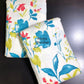 Blue and Red Floral Mulmul Single Bed Dohar Pair