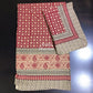 Red Kalamkari Single Bedsheet