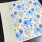 Blue Elephant Hand Block Printed Waffle Cotton Kids Towel