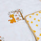 Giraffe Hand Block Printed Mulmul Baby Dohar