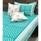 Blue Butti Cotton Bedsheet