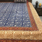 Indigo Kalamkari Cotton Bedsheet