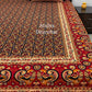 Black Kalamkari Cotton Super King Bedsheet