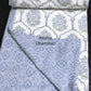 Blue Mughal Jaal Cambric Cotton Double Bed Dohar