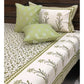 Green Floral Motifs Bedsheet