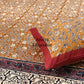 Mustard Kalamkari King Size Bedsheet