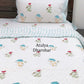 Elephant and Rabbit Baby Hand Block Printed Quilt