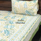 Green Leaf Motifs Bedsheet