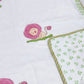 Pink Lion Hand Block Printed Mulmul Baby Dohar