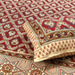 Maroon Kalamkari Cotton Super King Bedsheet