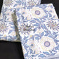 Yellow Floral Jaal Mulmul Single Dohar Pair