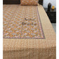 Mustard Floral Jaal Bedsheet