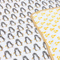 Penguin Hand Block Printed Mulmul  Baby Dohar