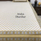 Yellow Floral Motifs Cotton King Size Bedsheet