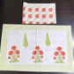 Orange and Green Floral Motifs Percale Cotton Hand Block Printed Super King Bedsheet