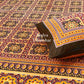 Brown Ajrakh Cotton Bedsheet