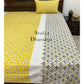 Yellow Jaal Bedsheet