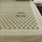 Green Butti Cotton King Size Bedsheet