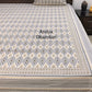 Grey Ikat Cotton King Size Bedsheet