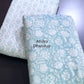 Blue Floral Mulmul Single Dohar Pair