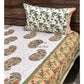 Brown Paisley Motifs Bedsheet