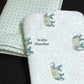 Green Elephant Motifs Cambric Cotton Single Dohar Pair