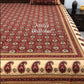 Maroon Kalamkari Cotton Super King Bedsheet
