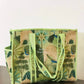 Green Peacock Medium Tote Bag with Zip