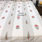 Red Floral Motifs Super King Cotton Bedsheet