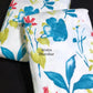 Blue and Red Floral Mulmul Single Bed Dohar Pair