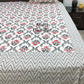 Floral Mughal Jaal Super King Bedsheet