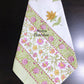 Multicolour Floral Motifs Hand Block Printed Waffle Cotton Towel