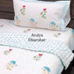 Elephant and Rabbit Baby Hand Block Printed Quilt