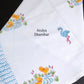 Flamingo and Ducks Hand Block Printed Waffle Cotton Kids Towel
