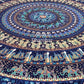 Blue Mandala Cotton King Size Bedsheet