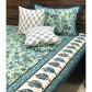 Green Floral Jaal Bedsheet
