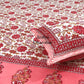 Pink Floral Jaal Bedsheet