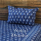 Indigo Butti Hand Block Pillow Covers