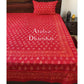 Red Butti Hand Block Printed Bedsheet